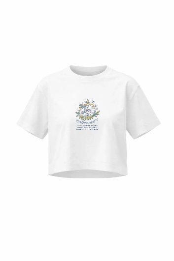 Кроп оверсайз женский - Custom Design (Front)